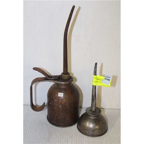 SET OF 2 OILER CANS