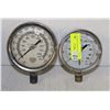 Image 1 : SET OF TWO VINTAGE PRESSURE GAUGES