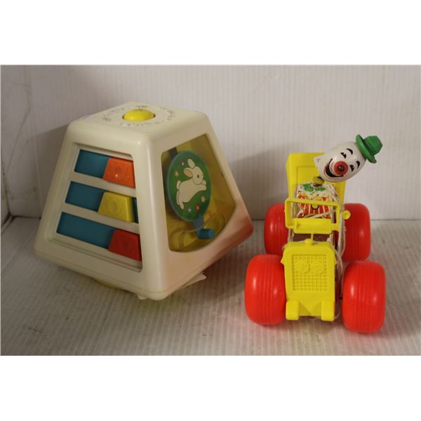 VINTAGE FISHER PRICE TOYS ACTIVITY CENTRE AND