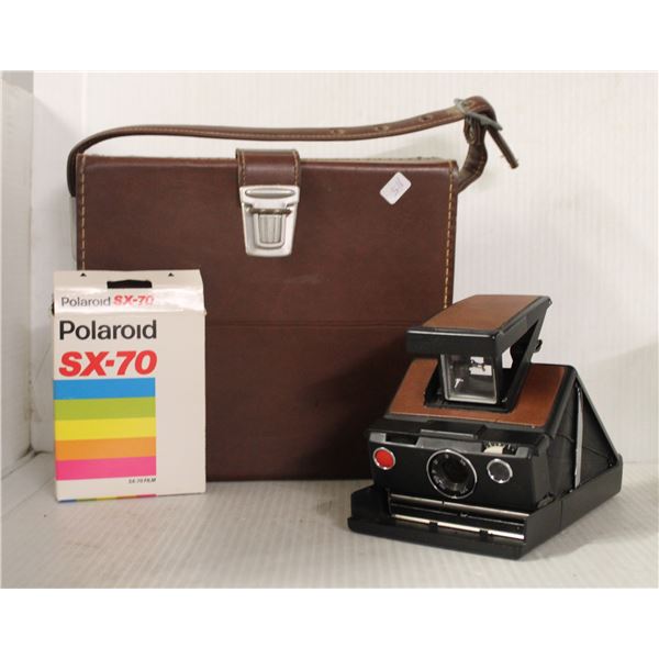 CAMERA, POLOROID SX-70 LAND CAMERA MODEL 3