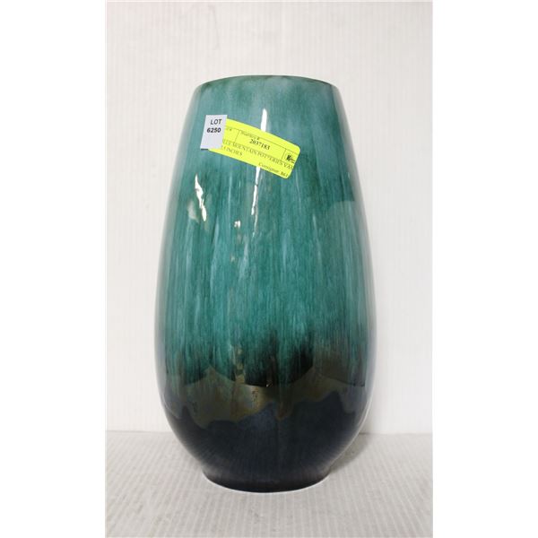 BLUE MOUNTAIN POTTERIES VASE 12.5 INCHES