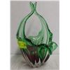 Image 1 : ART GLASS BASKET 10 INCHES