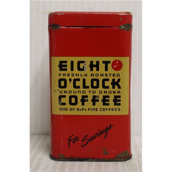 EIGHT O CLOCK COFFEE SAVINGS BANK TIN