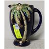 Image 1 : BESWICK PALMTREE JUG BLUE , 7.5 INCHES