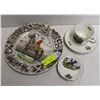 Image 1 : RCMP PLATE, CUP AND SAUCER, SMALL PLATE