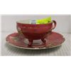 Image 1 : THREE LEGGED CUP AND SAUCER MADE IN JAPAN