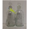 Image 1 : SET OF TWO LAB ACID BOTTLES