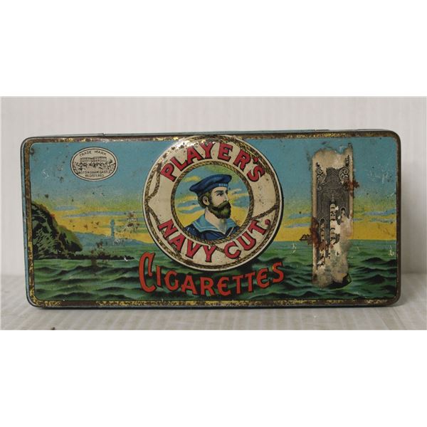 PLAYERS NAVY CUT CIGARETTES TIN