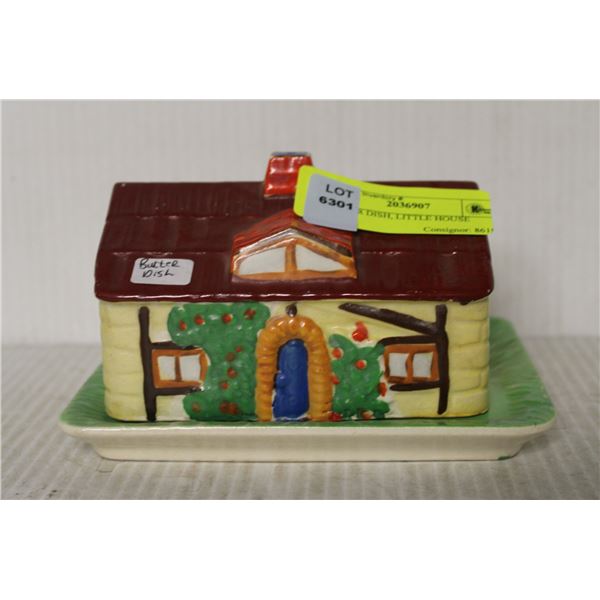 BUTTER DISH, LITTLE HOUSE