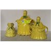 Image 1 : TEAPOT SUGAR AND CREAMER YELLOW