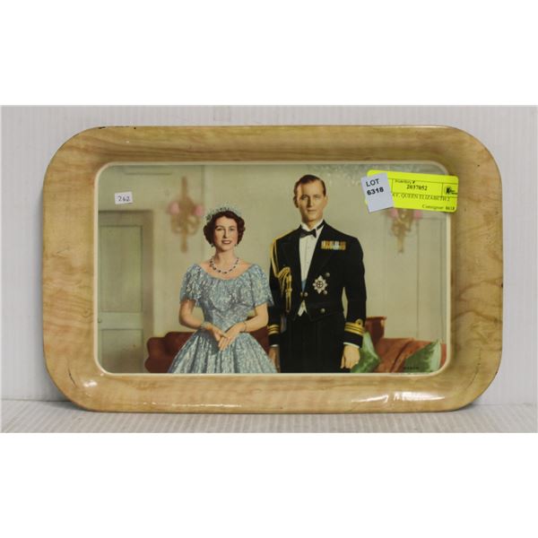 TIN TRAY, QUEEN ELIZABETH 2