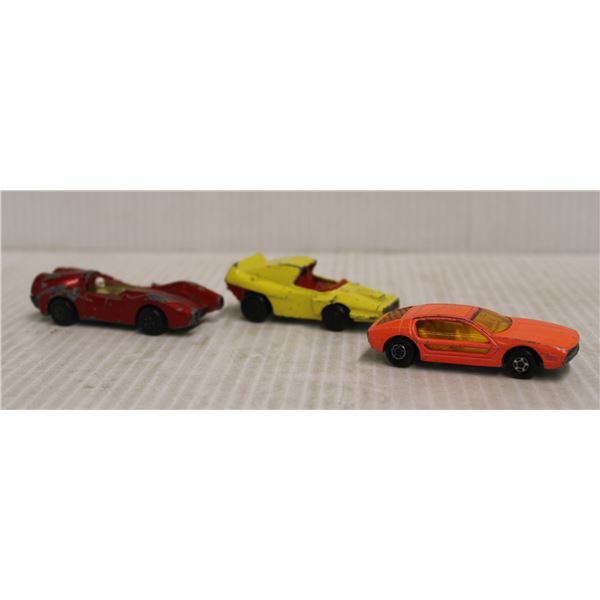 LESNEY MATCHBOX LOT OF 3