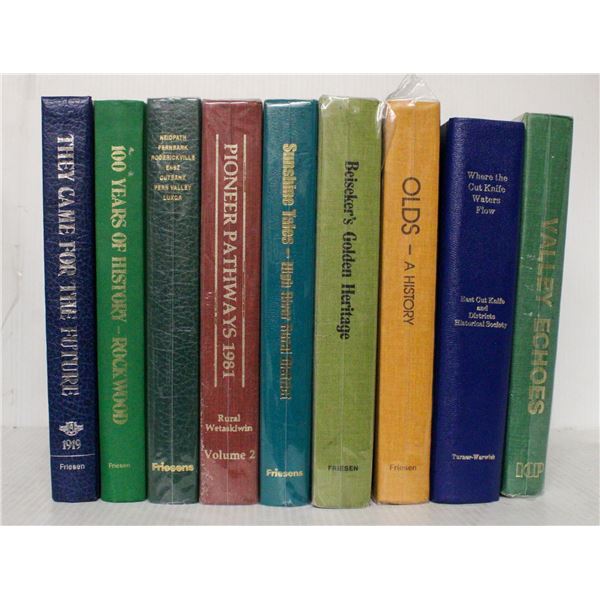 LOT OF 9 ANTIQUE/VINTAGE HARDCOVER BOOKS