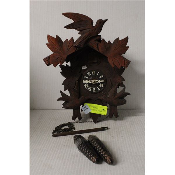 CUCKOO CLOCK FOR REPAIR