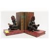 Image 1 : SET OF HEAVY MONKEY BOOKENDS, 8.5 IN TALL