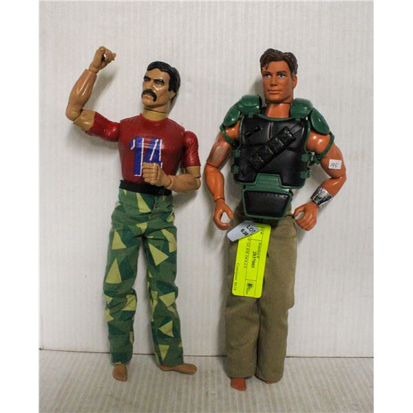 PAIR OF GI JOE DOLLS