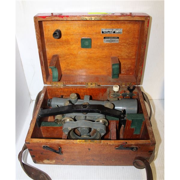 SURVEYORS TRANSIT IN BOX