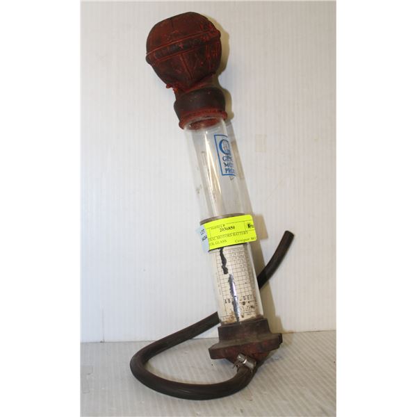 GENERAL MOTORS BATTERY TESTER, GLASS