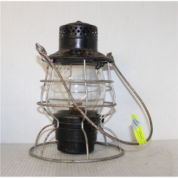 RAILWAY LANTERN CLEAR GLASS
