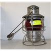 Image 1 : CPR RED GLASS RAILWAY LANTERN