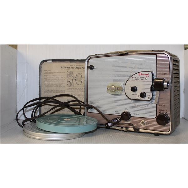 KODAK 8 MM FILM PROJECTOR BROWNIE 500 MOVIE