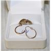 Image 1 : GOLD RING AND EARRINGS