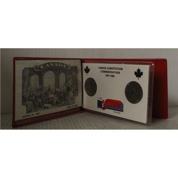 COIN SET CANADA CONSTITUTION 1867-1982