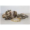 Image 1 : SIX BRACELETS GOLD COLORED