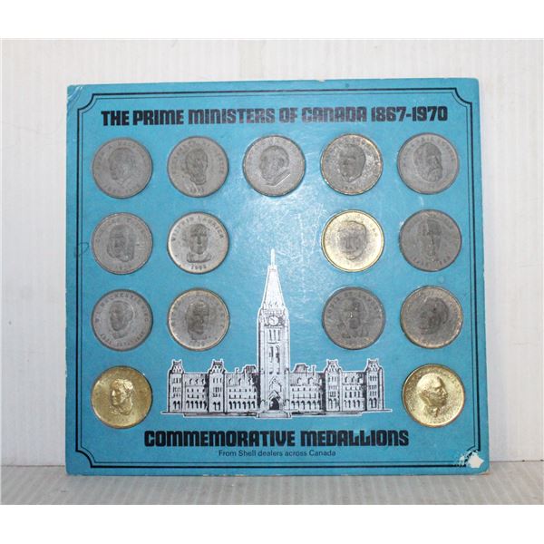 PRIME MINISTERS OF CANADA COIN SET