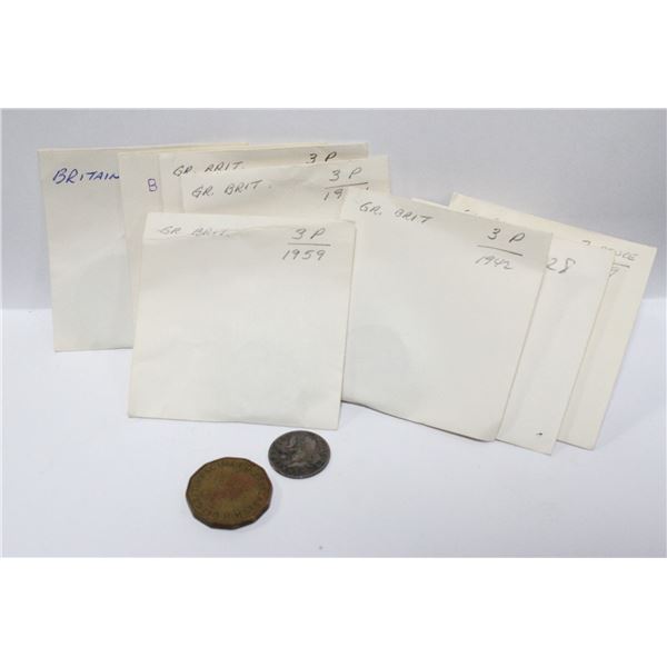 BUNDLE OF OLD GREAT BRITIAN CURRENCY 2 & 3
