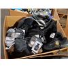 Image 2 : BOX OF ASSORTED CLOTHING, BAGS, SHOES, SOCKS AND ASSORTED WATCHES