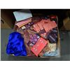 Image 2 : BOX OF ASSORTED TEXTILES & WALLETS