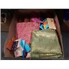 Image 2 : BOX OF ASSORTED TEXTILES & WALLETS