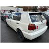 Image 2 : 1999 VOLKSWAGEN GOLF, 4DR COUPE, WHITE, VIN 3VWCA01HXXM256620