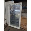 Image 1 : WOOD FRAMED WHITE 71"L X 39"W WALL MOUNTED MIRROR