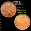 Image 1 : 1935-p Lincoln Cent 1c Grades Choice+ Unc RB