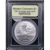 Image 2 : 1991-d Korean War Modern Commem Dollar $1 Graded ms70, Perfection By USCG