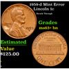 Image 1 : 1959-d Lincoln Cent Mint Error 1c Grades Select+ Unc BN