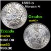 Image 1 : 1885-o Morgan Dollar $1 Grades Select+ Unc