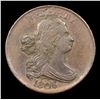 Image 2 : ***Auction Highlight*** 1806 small 6, No Stems Draped Bust Half Cent C-1 1/2c Graded au53 By SEGS (f