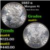 Image 1 : 1887-s Morgan Dollar $1 Grades Select+ Unc