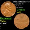 Image 1 : 1959-p Lincoln Cent Mint Error 1c Grades Choice AU/BU Slider