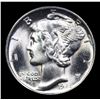 Image 2 : 1945-d Mercury Dime 10c Grades GEM++ FSB