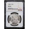 Image 2 : NGC 1884-o Morgan Dollar $1 Graded ms64 By NGC