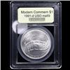 Image 2 : 1991-d USO Modern Commem Half Dollar 50c Graded ms69 BY USCG