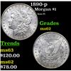 Image 1 : 1890-p Morgan Dollar $1 Grades Select Unc