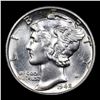 Image 2 : ***Auction Highlight*** 1942/1-d Mercury Dime 10c Graded ms64+ fsb By SEGS (fc)