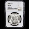 Image 2 : NGC 1888-o Morgan Dollar $1 Graded ms63 By NGC