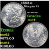 Image 1 : 1882-o Morgan Dollar $1 Grades Choice+ Unc