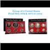 Image 1 : 1974 & 1975 United Stated Mint Proof Set In Original Government Packaging